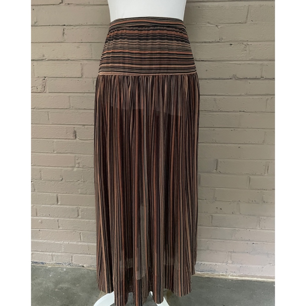 Vintage Rodier Paris stripe high waist skirt XS - Picture 9 of 13